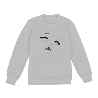 Nome do produto Blusa Moletom Unissex Fechado Estampa Hentai Ahegao Princess Anime 