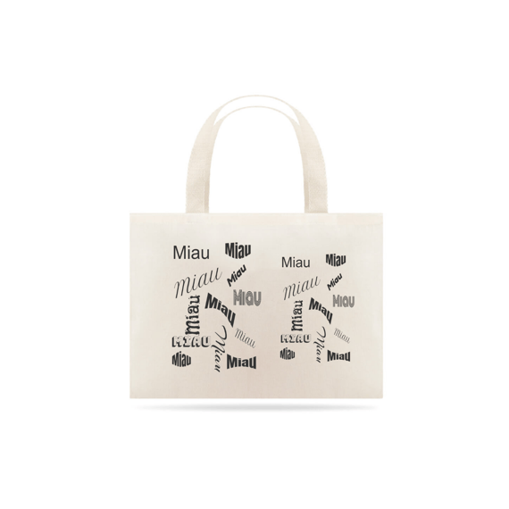 Eco Bag Grande Estampa Miau