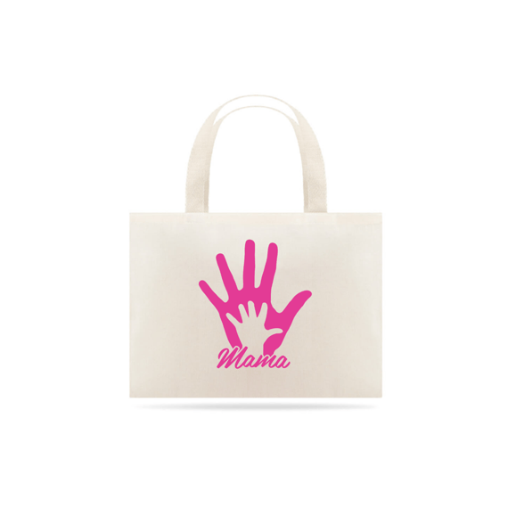 Eco Bag Grande Estampa Mão Mamãe