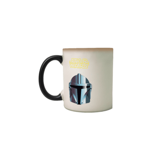 Nome do produto Caneca Mágica O Mandaloriano Star Wars The Mandalorian Estampada