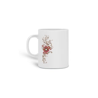Nome do produto Caneca Cerâmica Estampa Galhos Abstrato