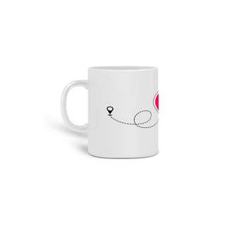 Nome do produto Caneca Cerâmica Estampa Meu Destino é o Amor