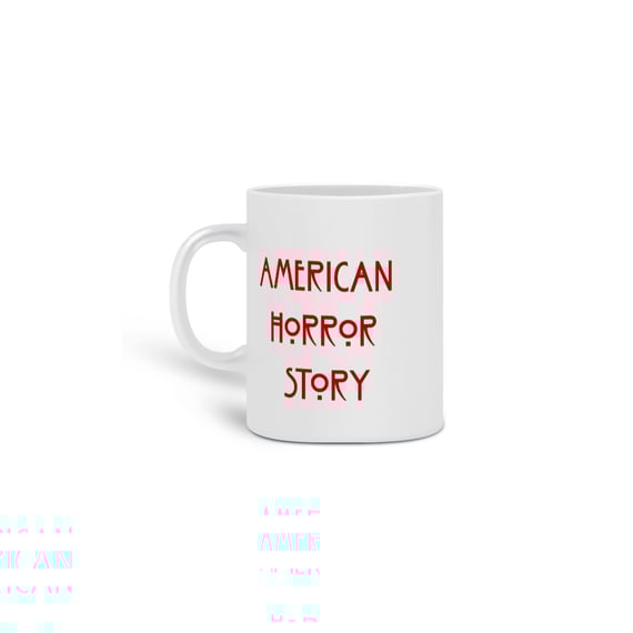 Caneca Cerâmica Estampa Série American Horror Story
