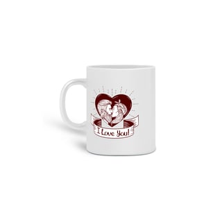 Nome do produto Caneca Cerâmica Estampa I Love You