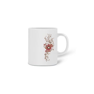 Nome do produto Caneca Cerâmica Estampa Galhos Abstrato