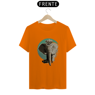 Nome do produto Camiseta Estampada Elephunk - Estampa Rei Elefante África Quality