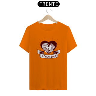 Nome do produto Camiseta Quality Estampa I Love You - Frase Eu Te Amo