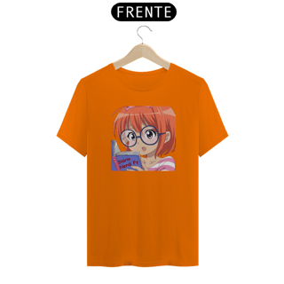 Nome do produto Camiseta Diário Nerdify Estampa Que Uma Nerd Linda Está Lendo Quality