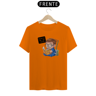 Nome do produto Camiseta Diário de um Nerd Fofo Lendo Estampada Quality 