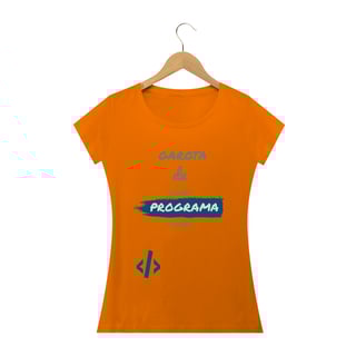 Nome do produto Camiseta Baby Long Quality Estampa Frase - Garota de Programa