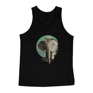 Nome do produto Regata Estampada Elephunk - Estampa Rei Elefante África Quality