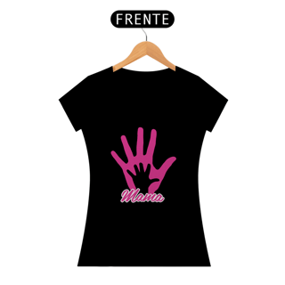 Nome do produto Camiseta Baby Long Quality Estampa Mão Mamãe