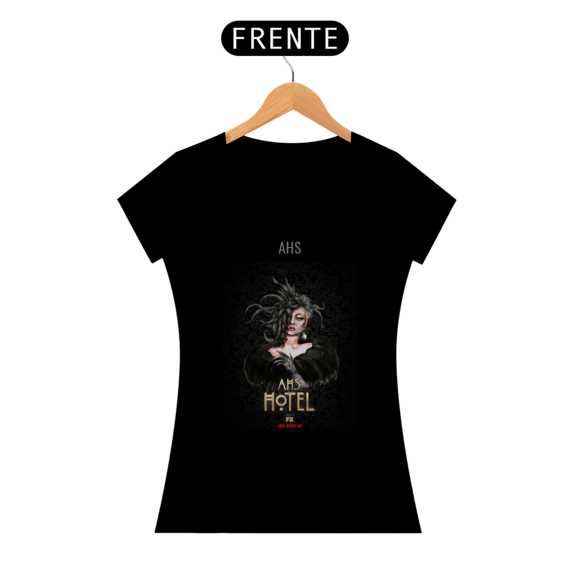 Camiseta Baby Long Prime Estampa Série American Horror Story AHS