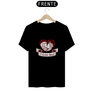Nome do produto Camiseta Quality Estampa I Love You - Frase Eu Te Amo