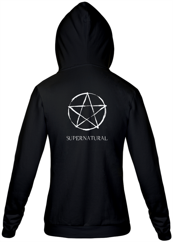 Jaqueta Moletom Feminino com Estampa Série Supernatural 
