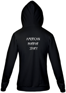 Nome do produto Jaqueta Moletom Feminina com Estampa da Série American Horror Story - AHS 