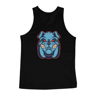 Nome do produto Regata Masculina Estampa Bulldog Azul 