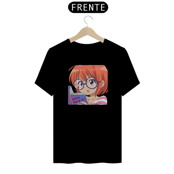 Camiseta Diário Nerdify Estampa Que Uma Nerd Linda Está Lendo Quality