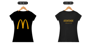 Nome do produto Camiseta Baby Long Quality Estampa Frase McDonald - Bruna M