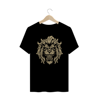 Nome do produto Camiseta Quality Estampa Leão Amarelo Pastel