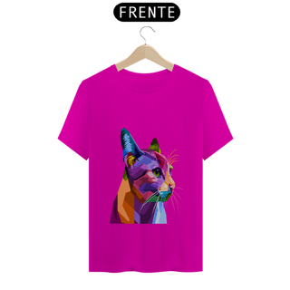 Nome do produto Camiseta Quality Estampa Gato Arte Pop