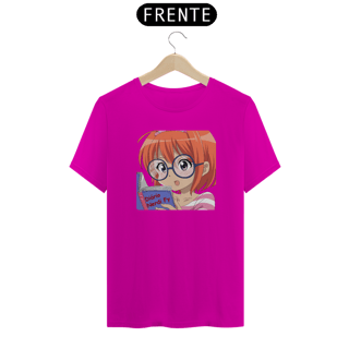 Nome do produto Camiseta Diário Nerdify Estampa Que Uma Nerd Linda Está Lendo Quality