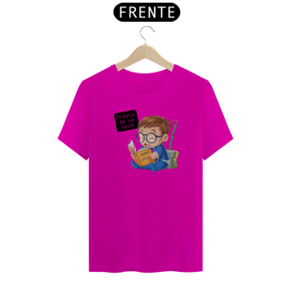 Nome do produto Camiseta Diário de um Nerd Fofo Lendo Estampada Quality 