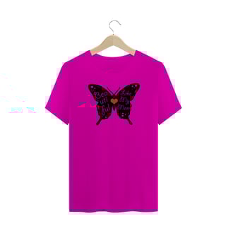 Nome do produto Camiseta Quality Estampa Borboleta Frase - Beautiful Like My Mom