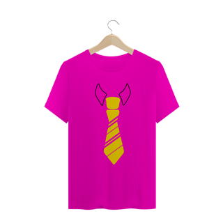 Nome do produto Camiseta Gravata Amarela Cinema Estampada