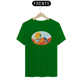 Nome do produto Camiseta Quality Estampa Desenho Pequena Cidade