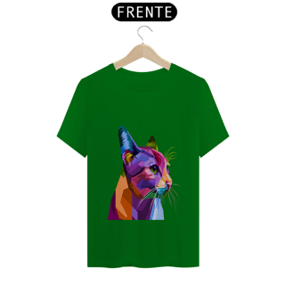 Nome do produto Camiseta Quality Estampa Gato Arte Pop
