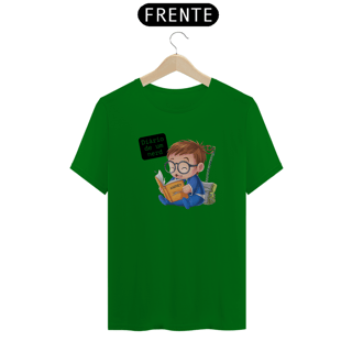 Nome do produto Camiseta Diário de um Nerd Fofo Lendo Estampada Quality 