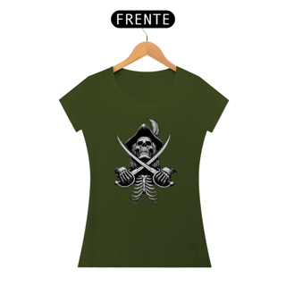 Nome do produto Camiseta Baby Long Quality Estampa Caveira