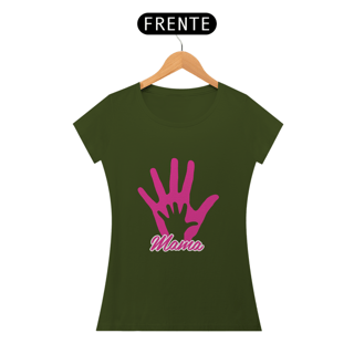 Nome do produto Camiseta Baby Long Quality Estampa Mão Mamãe
