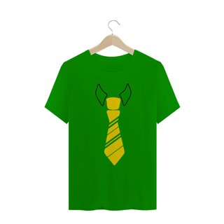 Nome do produto Camiseta Gravata Amarela Cinema Estampada