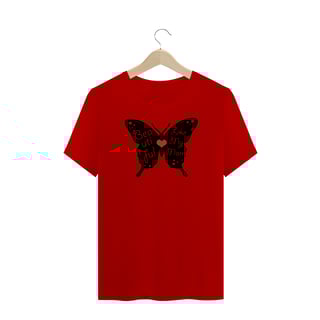 Nome do produto Camiseta Quality Estampa Borboleta Frase - Beautiful Like My Mom