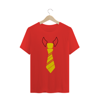Nome do produto Camiseta Gravata Amarela Cinema Estampada