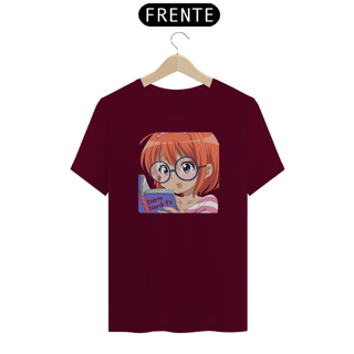 Nome do produto Camiseta Diário Nerdify Estampa Que Uma Nerd Linda Está Lendo Quality