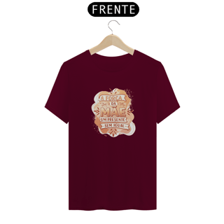 Nome do produto Camiseta Estampa Frase - A Força da Mãe Um Presente Sem Igual Quality