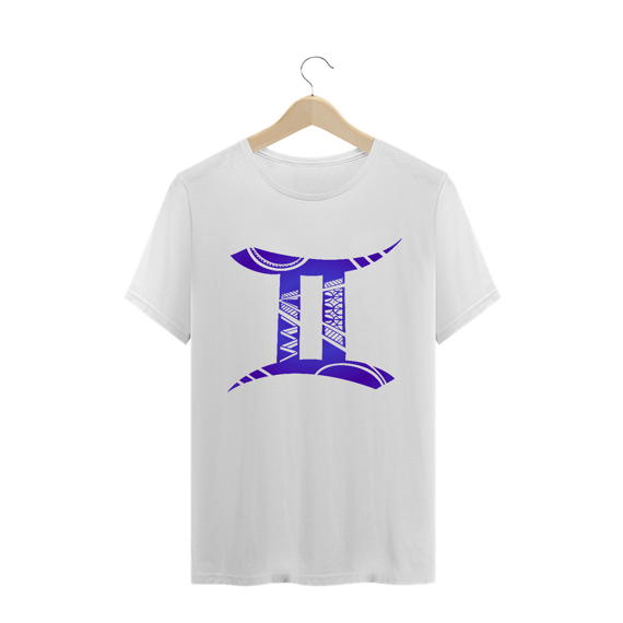 CAMISETA MASCULINA/UNISSEX - SÍMBOLO SIGNO GÊMEOS