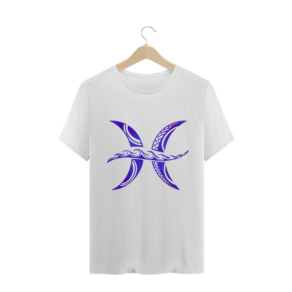 CAMISET MASCULINA/UNISSEX - SÍMBOLO SIGNO PEIXES