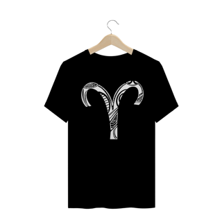 CAMISETA MASC/UNISSEX COLORIDA - SÍMBOLO SIGNO ÁRIES