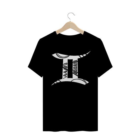 CAMISETA MASCULINA/UNISSEX - SÍMBOLO SIGNO GÊMEOS