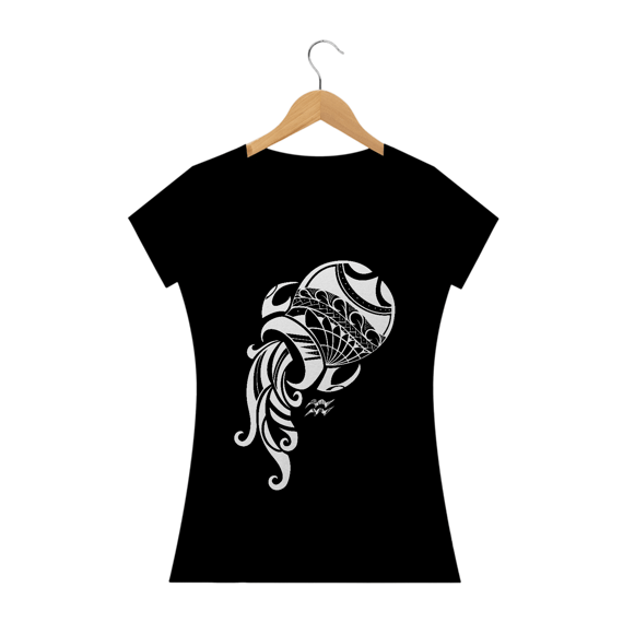 CAMISETA FEMININA - SIGNO AQUÁRIO