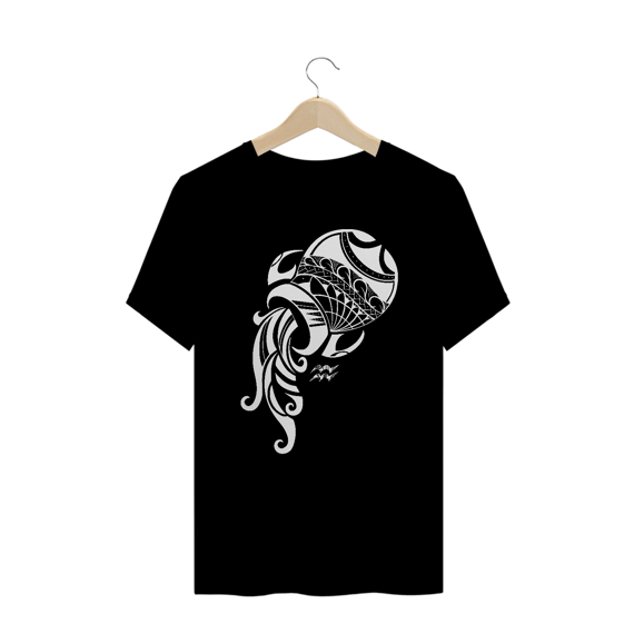 CAMISETA UNISSEX PLUS SIZE - SIGNO AQUÁRIO