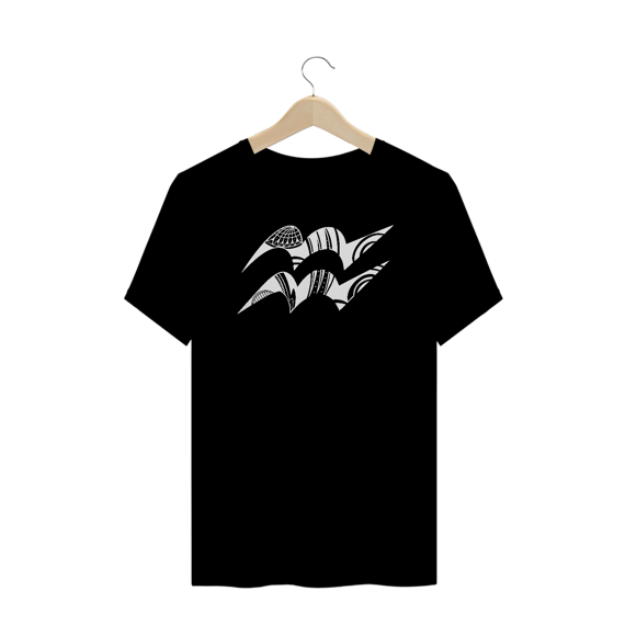 CAMISETA UNISSEX PLUS SIZE - SÍMBOLO SIGNO AQUÁRIO