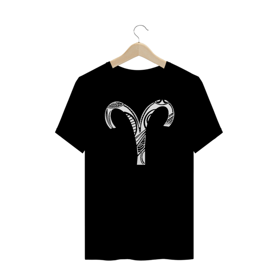 CAMISETA PLUS SIZE UNISSEX COLORIDA - SÍMBOLO SIGNO ÁRIES