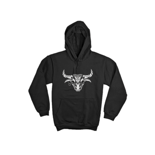 MOLETON PRETO CANGURÚ COM CAPUZ - SIGNO TOURO