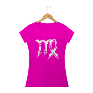 Nome do produto CAMISETA FEMININA - SÍMBOLO SIGNO VIRGEM