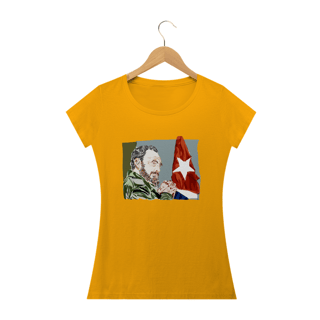 Nome do produto T-shirt Baby Look Fidel Castro